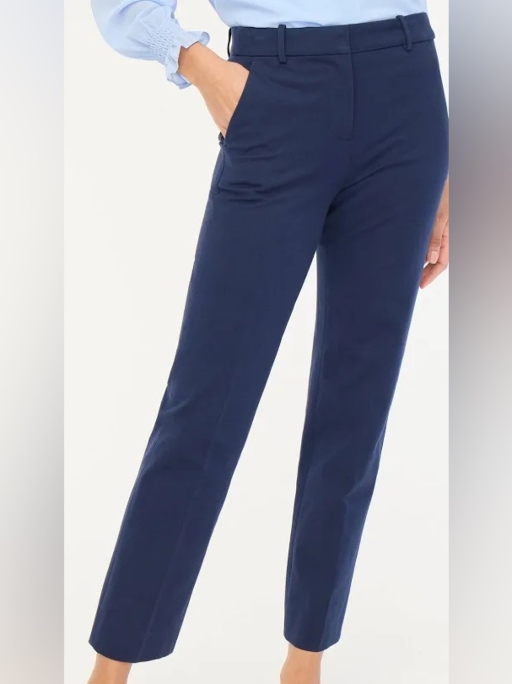J-Crew Navy Straight Leg Pant